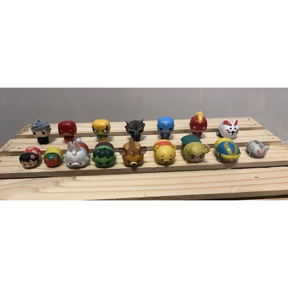Disney Marvel Tsum Tsum Mini Figures & Funko Pocket Pop Mini Figures Bundle